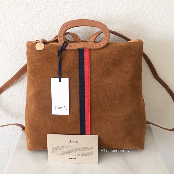 marcelle suede backpack